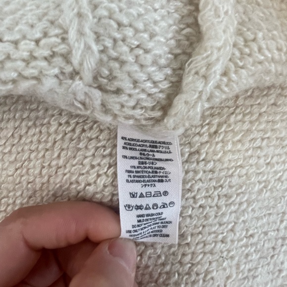 Free people turtleneck, long tunic, or dress and cream - Picture 3 of 11